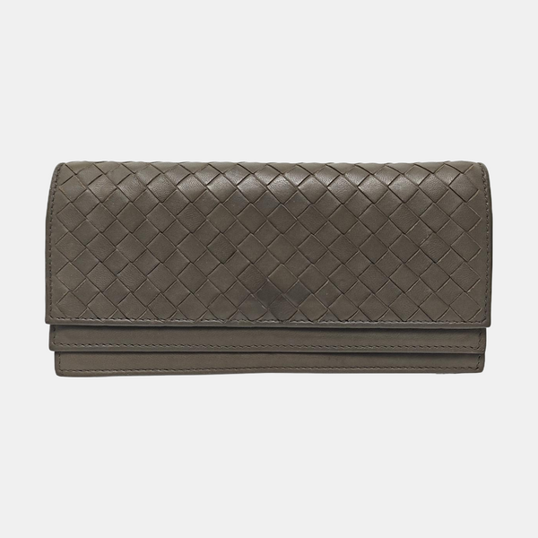 Lambskin Wallet Gray