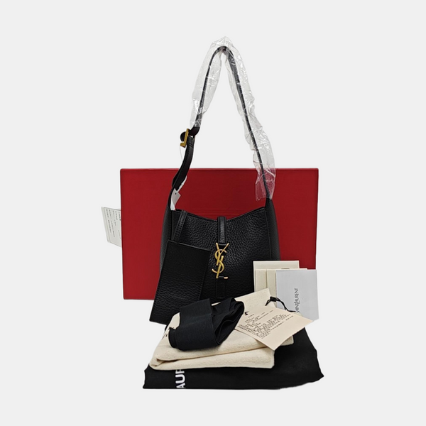 LE 5 À 7 Mini Deer Leather Black
