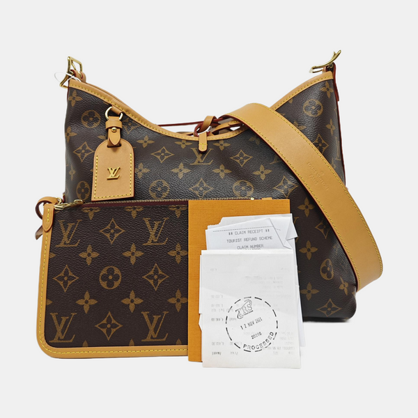CARRYALL PM Monogram Coated Canvas Brown