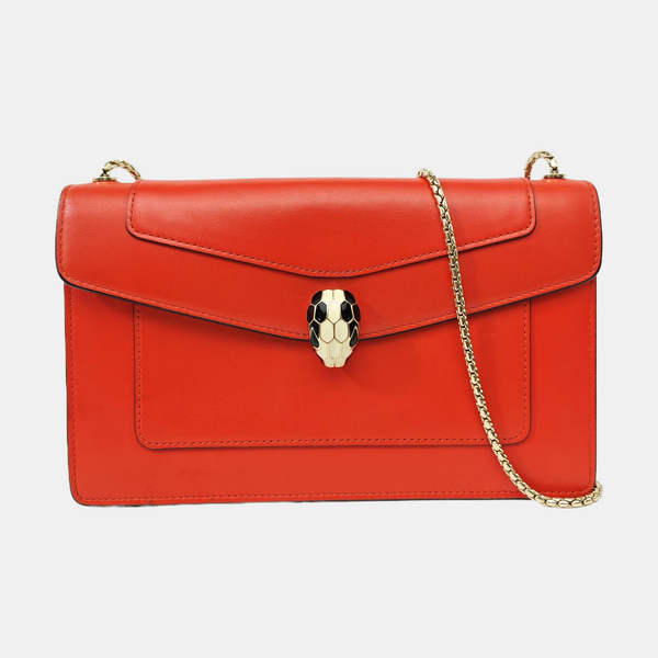 SERPENTI FOREVER Calfskin Orange