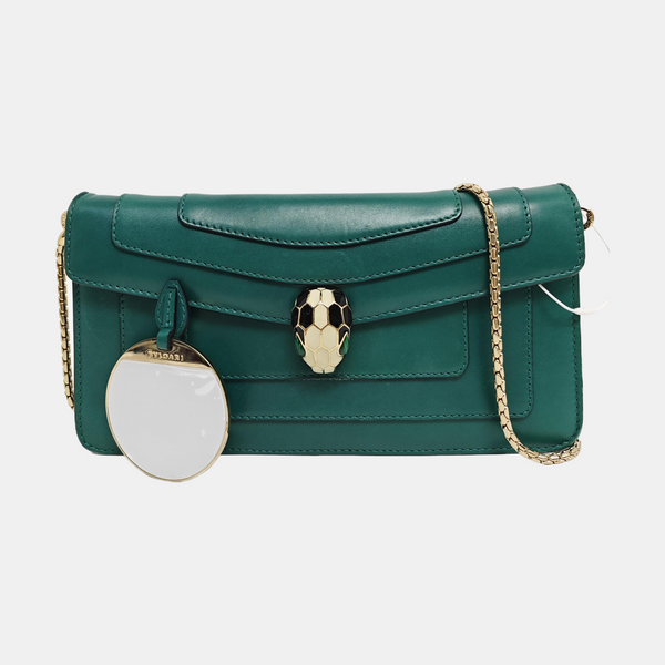 SERPENTI FOREVER Calfskin Green