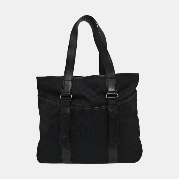 Monogram Canvas Top Handle Bag Black