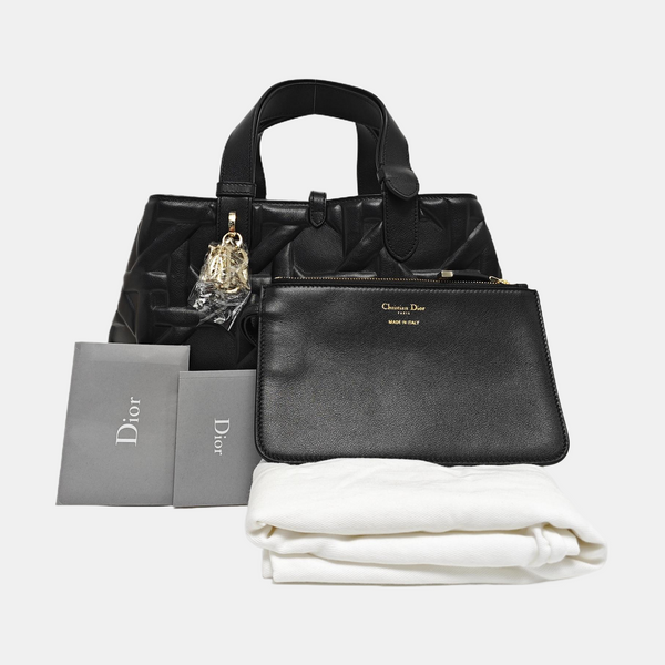 Toujours Medium Quilted Calfskin Black