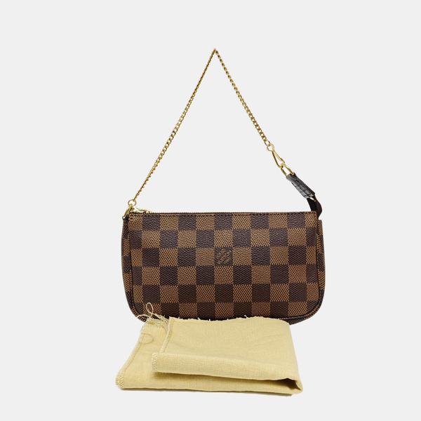 ACCESSOIRES MM Damier Ebene Coated Canvas Brown