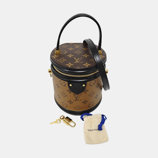 CANNES PM Monogram Coated Canvas Brown