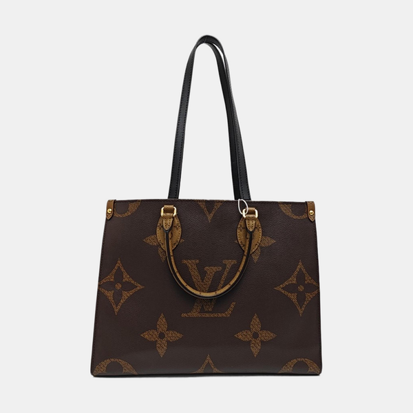ONTHEGO MM Monogram Coated Canvas Brown