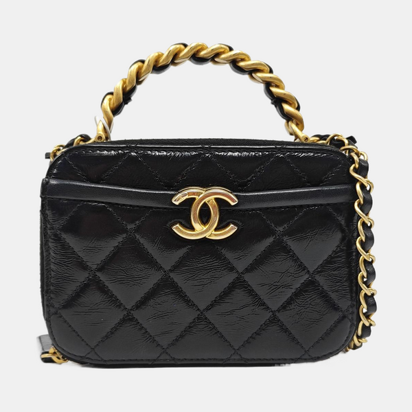 Quilted Lambskin Black