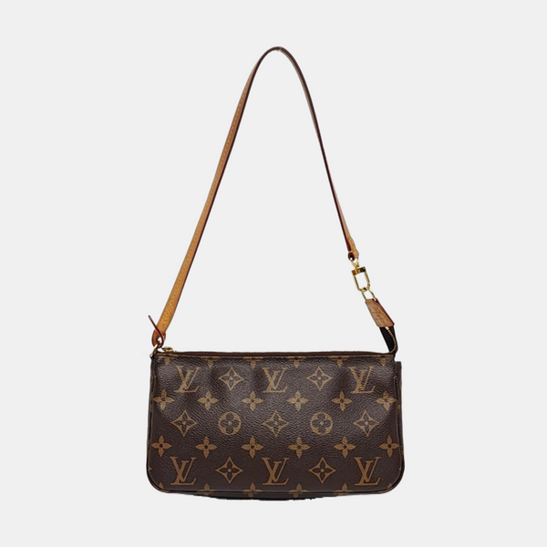 ACCESSOIRES GM Monogram Coated Canvas Brown