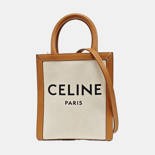 CABAS CELINE Mini Canvas White