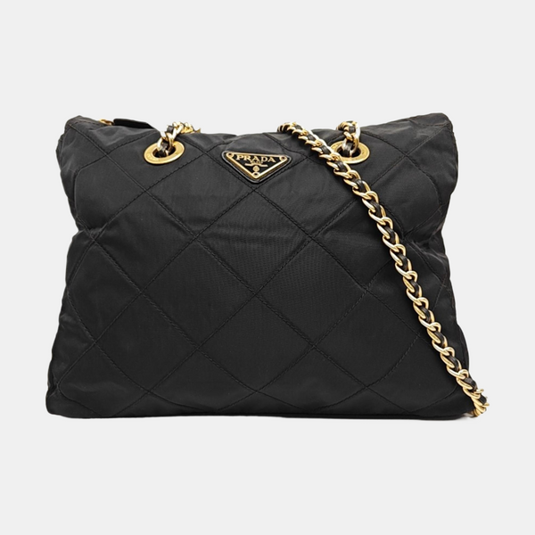 Re-Edition 1995 Chaîne Quilted Nylon Black