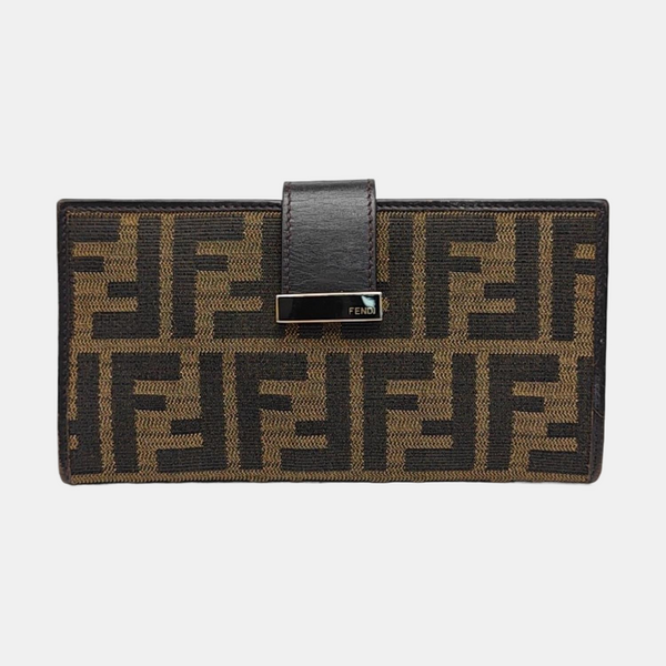 Monogram Canvas Wallet Brown