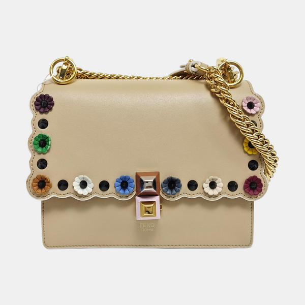 Authenticated pre-owned Kan I Mini Calfskin Beige - Shoulder Bag at Looply
