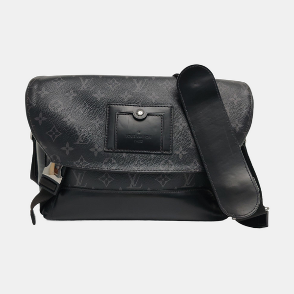 VOYAGER PM Monogram Coated Canvas Black
