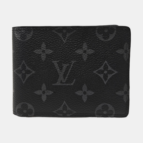 MULTIPLE Monogram Coated Canvas Black Wallet