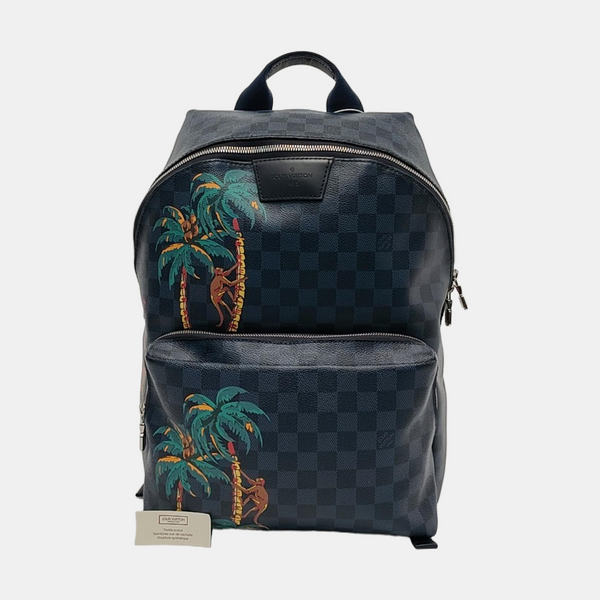 APOLLO Damier Coated Canvas Blue