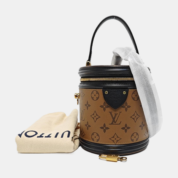 CANNES PM Monogram Coated Canvas Brown