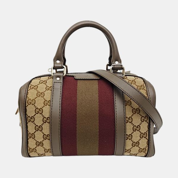 Boston Monogram Fabric Brown