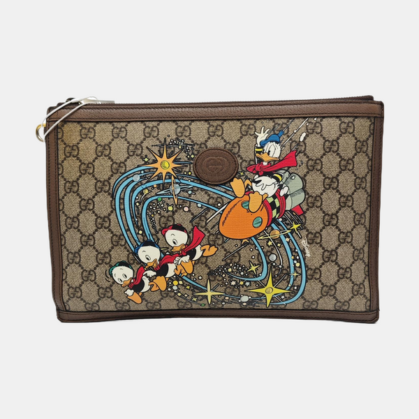 Disney X Gucci Monogram Coated Canvas Beige