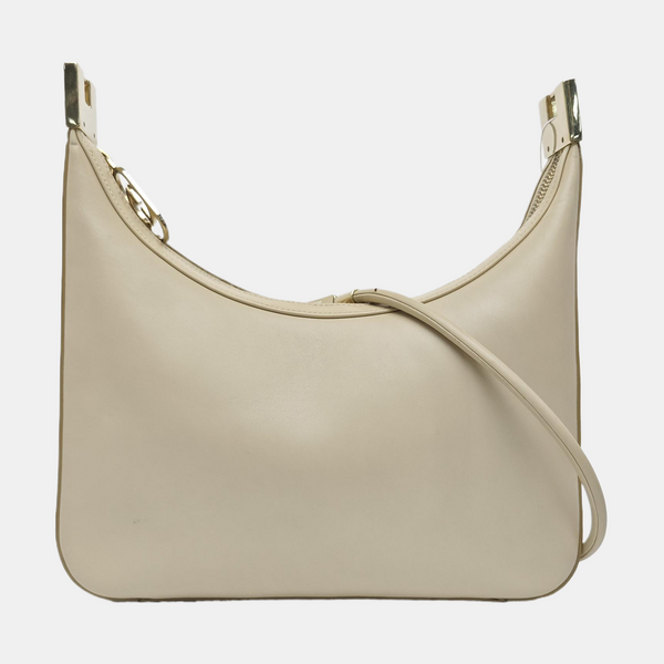 Calfskin Top Handle Bag Beige