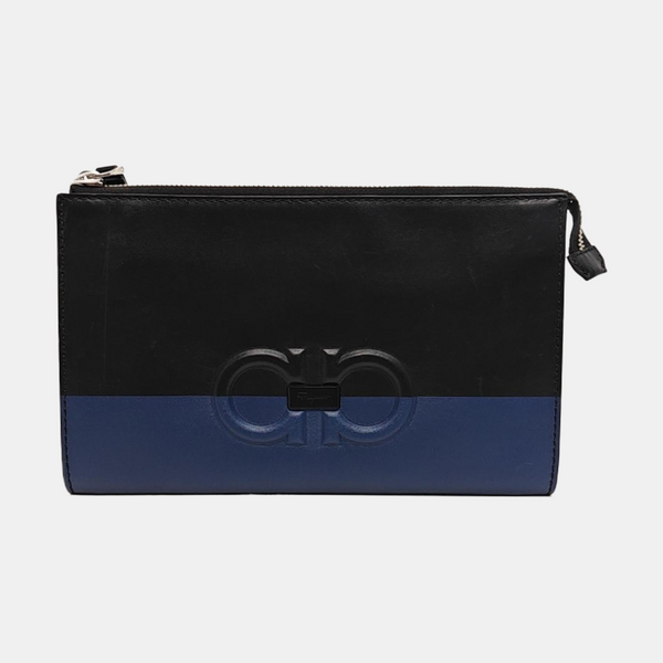Gancini Calfskin Black