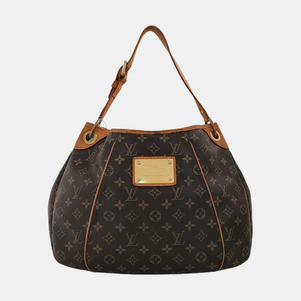GALLIERA PM Monogram Coated Canvas Brown
