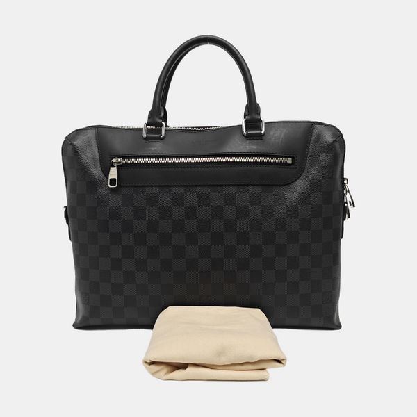 PORTE-DOCUMENTS Damier Graphite Coated Canvas Black