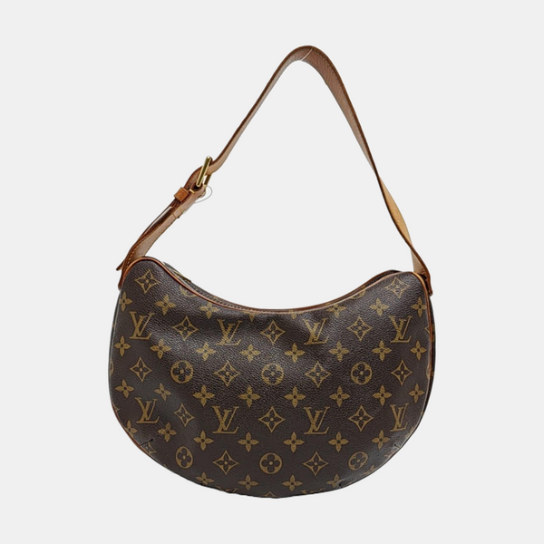 CROISSANT MM Monogram Coated Canvas Brown