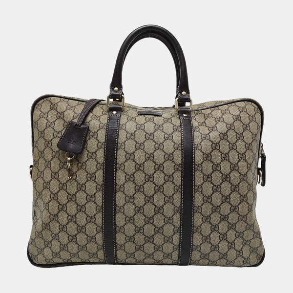 Duffle Monogram Coated Canvas Beige