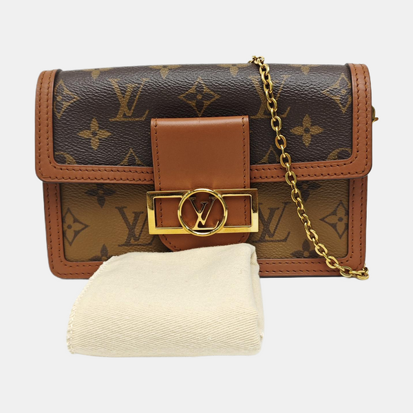 DAUPHINE WOC Monogram Coated Canvas Brown