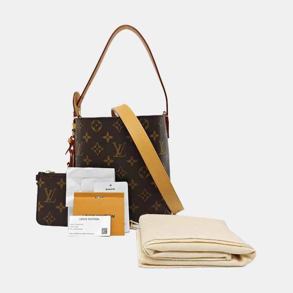 ALL IN Monogram Coated Canvas Brown