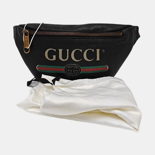 Print Small Calfskin Black