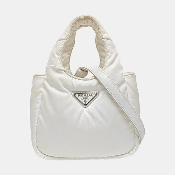 Nylon Tote Bag White