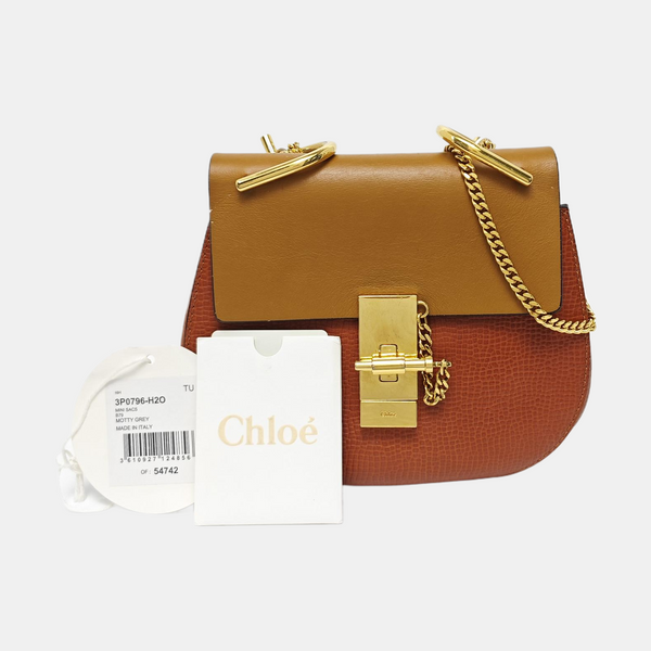 Drew Mini Calfskin Brown