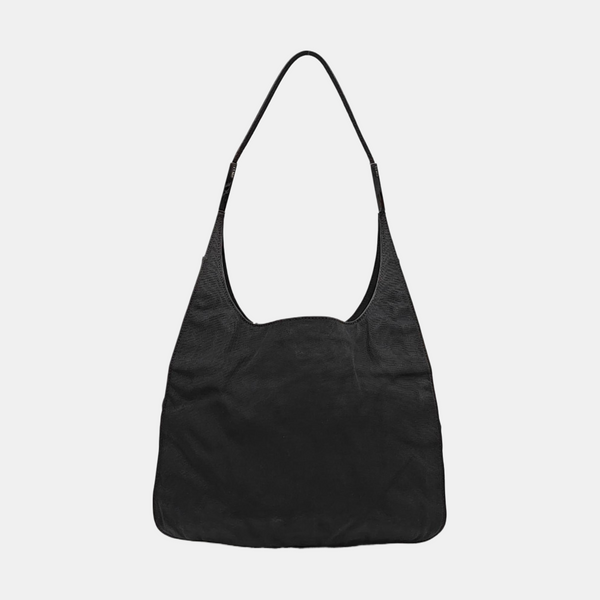 Fabric Shoulder Bag Black