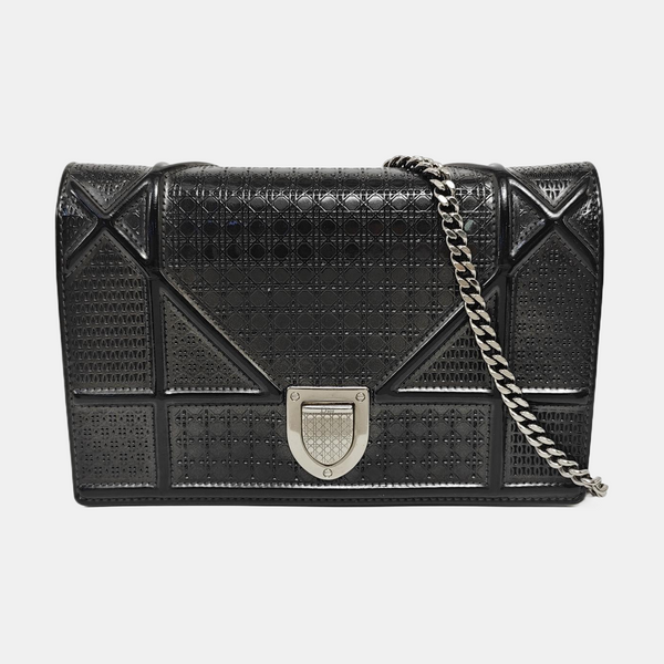 Diorama Cannage Calfskin Gray