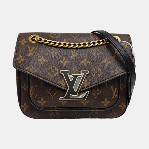 PASSY Monogram Coated Canvas Brown