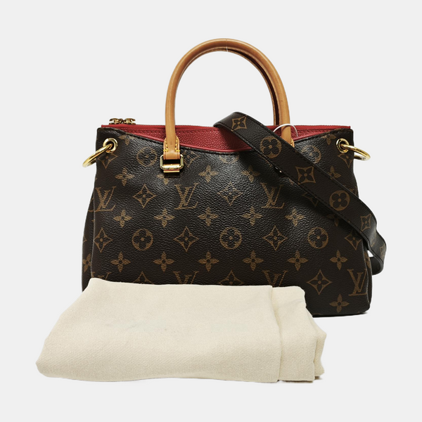 PALLAS BB Monogram Coated Canvas Brown
