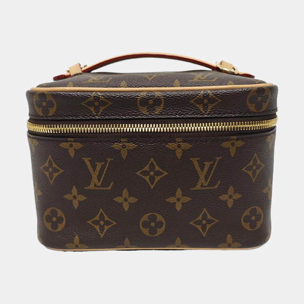 NICE Mini Monogram Coated Canvas Brown