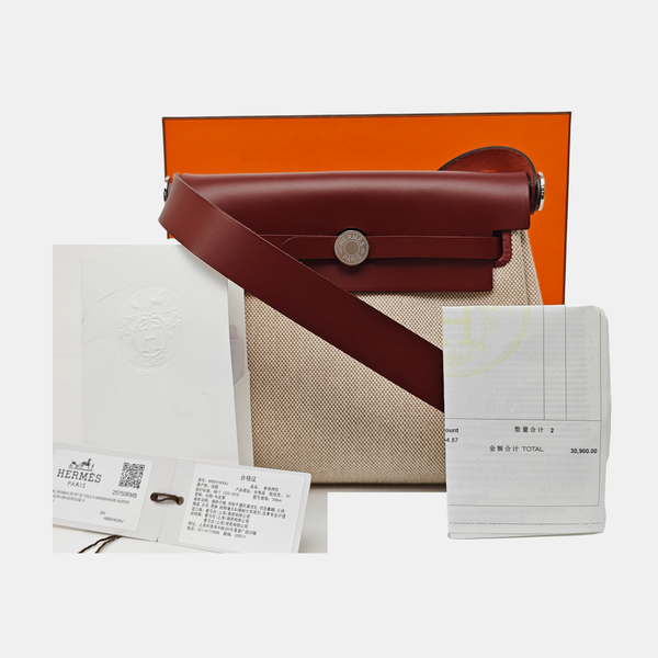 Bolso Herbag Canvas White