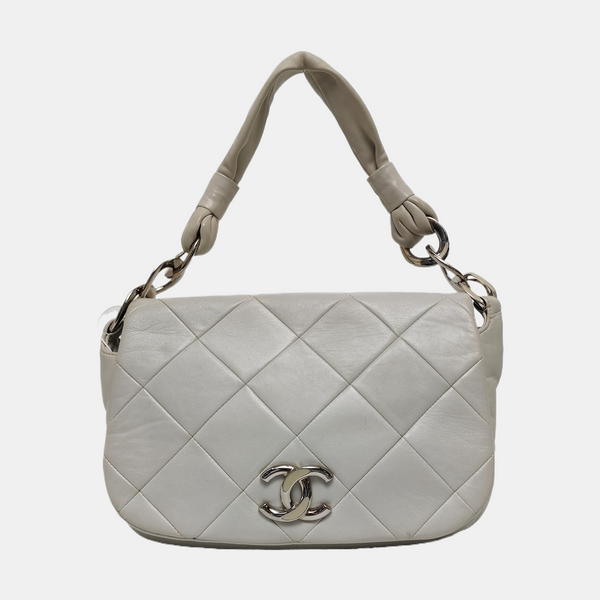 ON THE ROAD Quilted Calfskin White
