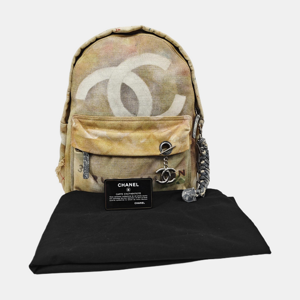 Canvas Backpack Yellow