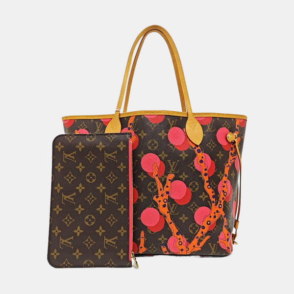 NEVERFULL MM Monogram Coated Canvas Brown