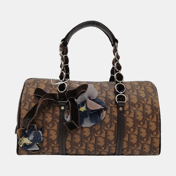 Oblique Coated Canvas Brown