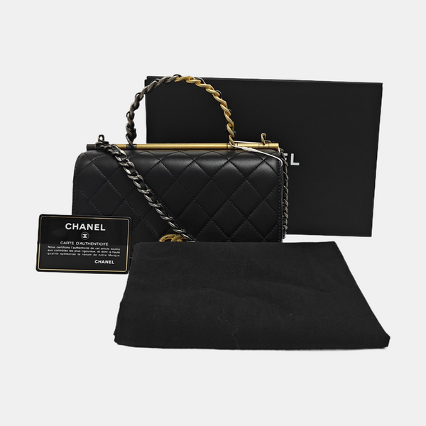 Quilted Lambskin Black