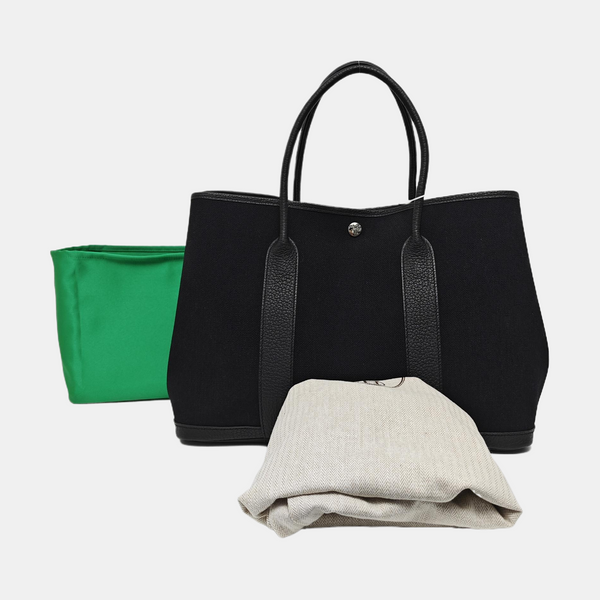 Authenticated pre-owned Garden Party 36 Canvas Black - Tote Bag at Looply