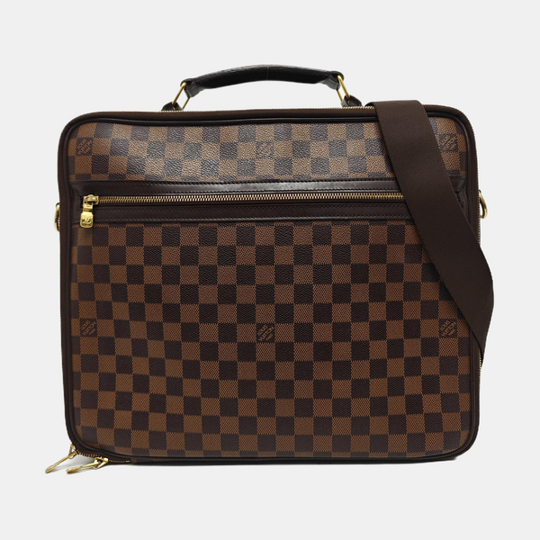 SABANA Damier Ebene Coated Canvas Brown