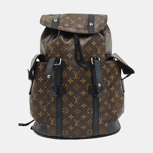 CHRISTOPHER MM Monogram Coated Canvas Brown