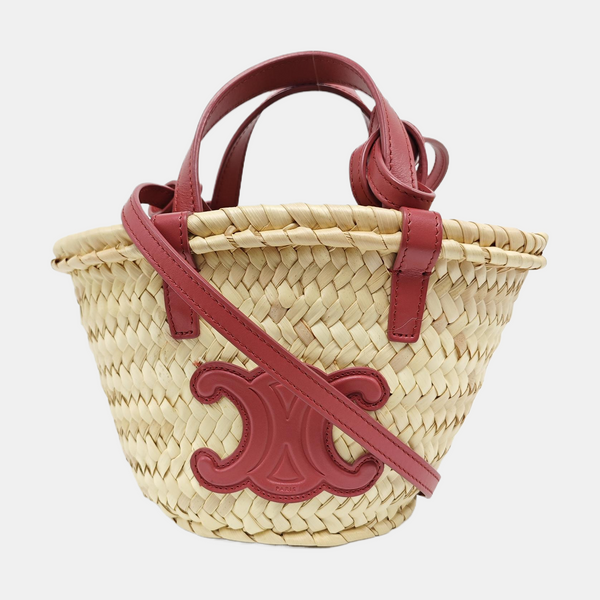 Straw Tote Bag Beige