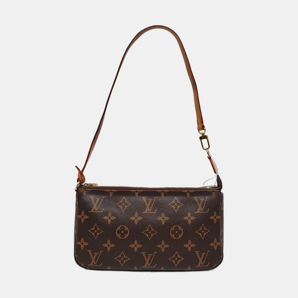 ACCESSOIRES GM Monogram Coated Canvas Brown