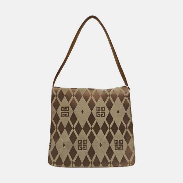 Canvas Shoulder Bag Brown